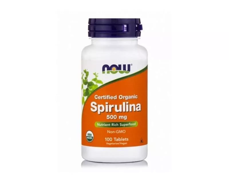 NOW Spirulina 500mg 100 tabs
