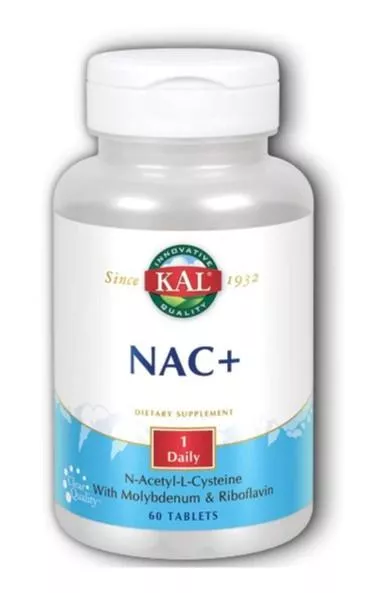 KAL Vitamins NAC+ 600mg 60 tabs