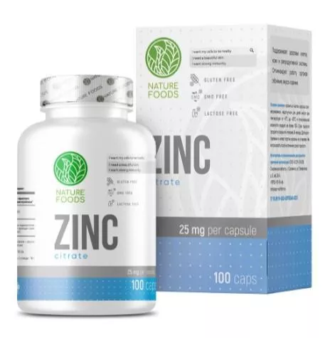 Nature Foods Zinc Citrate 100caps