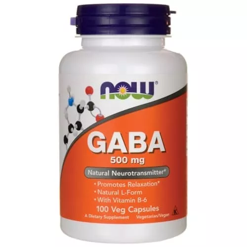 Now GABA 500 mg 100 vcaps