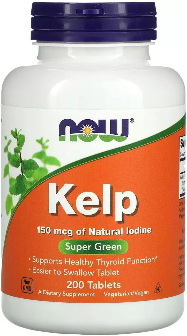 NOW БАД К ПИЩЕ KELP 150mcg 200 TABS