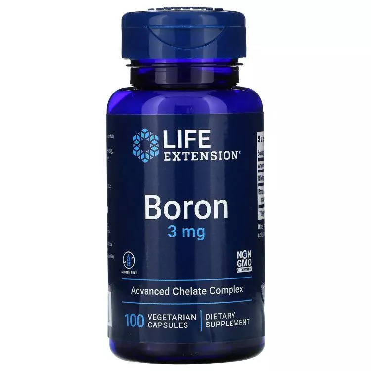 LIFE Extension Boron 3mg 100 vcaps