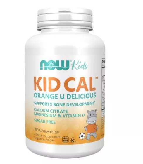 NOW БАД К ПИЩЕ Kid Calcium 100 Chewables