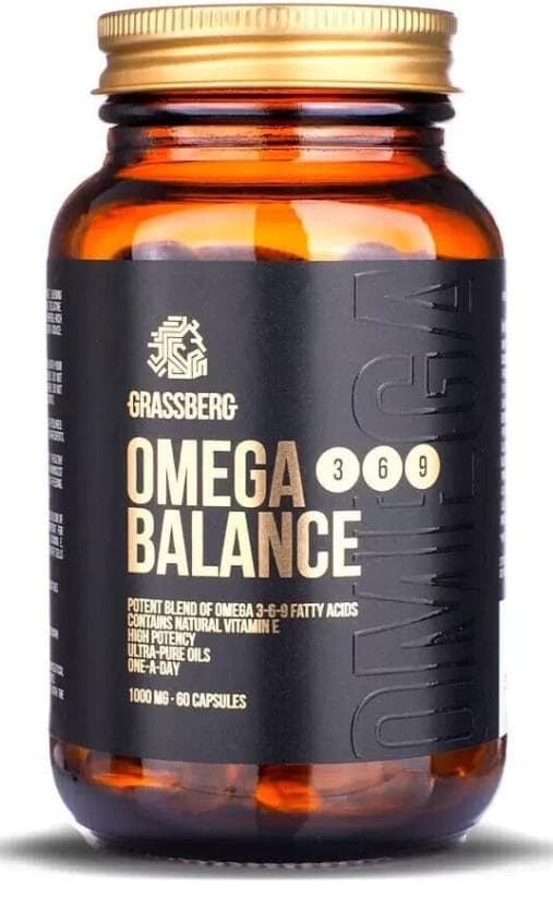 GRASSBERG Omega 3 6 9 Balance 1000 mg 90 caps