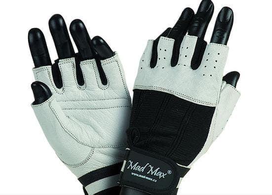 *Перчатки Mad Max "Classic" MFG248\WH-BK\L