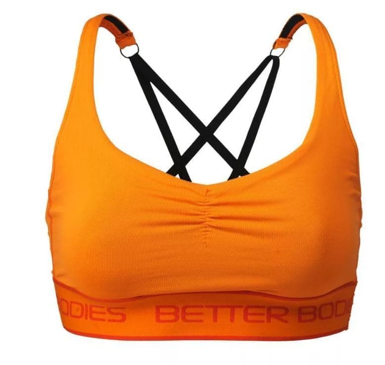 Better Bodies Short Top, Спортивный бюстгальтер оранжевая