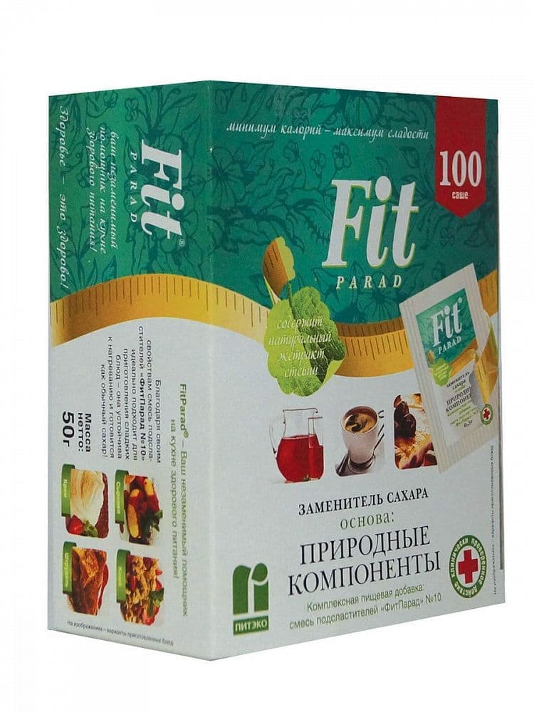 Fit Parad Заменитель Сахара №10 1serv